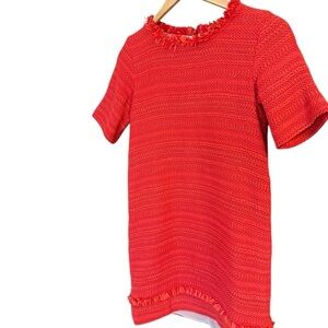 MARELLA size 2 GUC cotton blend tweed vibe mini Textured Dress